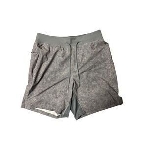 Lululemon Mens THE Short Linerless Distorted Grey Size M